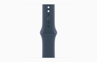 Apple Watch Series 9 // 41мм GPS // Корпус из алюминия цвета "темная ночь", спортивный ремешок цвета "штормовой синий"