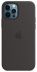 Силиконовый чехол MagSafe для iPhone 12 Pro, черный цвет
