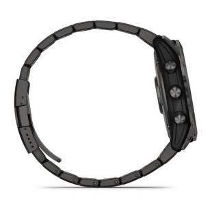 Мультиспортивные часы Garmin Fenix 7X (51mm) Sapphire Solar, титановый угольно-серый DLC корпус, титановый угольно-серый DLC браслет