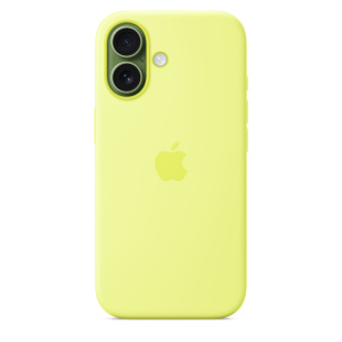 Силиконовый чехол MagSafe для iPhone 17 (Neon Yellow)