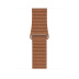 Apple Watch Series 5 // 44мм GPS + Cellular // Корпус из нержавеющей стали цвета «серый космос», кожаный ремешок золотисто-коричневого цвета, размер ремешка L