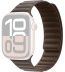 46мм S/M Ремешок FineWoven темного серо-коричневого цвета со скрытой магнитной застежкой для Apple Watch