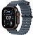 Купить Apple Watch Ultra 3 (2025) // 49мм GPS+Cellular // Корпус из черного титана, ремешок Ocean Band синего цвета