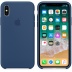 Силиконовый чехол для iPhone X / Xs, цвет «тёмный кобальт», оригинальный Apple