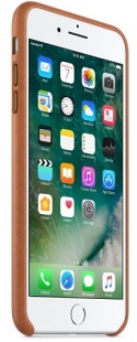 Кожаный чехол для iPhone 7+ (Plus)/8+ (Plus), золотисто-коричневый цвет, оригинальный Apple