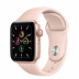 Apple Watch SE // 40мм GPS + Cellular // Корпус из алюминия золотого цвета, спортивный ремешок цвета «Розовый песок» (2020)