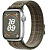 Купить Apple Watch Series 9 // 41мм GPS // Корпус из алюминия серебристого цвета, спортивный браслет Nike цвета "секвойя/оранжевый"