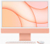 Apple iMac 24" (Custom) Retina 4,5K // Чип Apple M1 8-Core CPU, 8-Core GPU // 16 ГБ, 512 ГБ, Оранжевый цвет (2021)