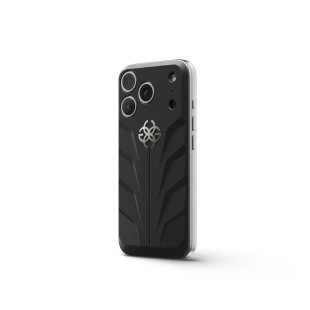 Чехол Golden Concept для iPhone 17 Pro, Magnetic Shield, Racing Sport Rubber, Onyx Black