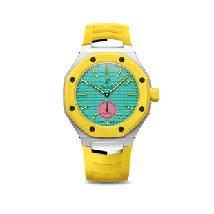 Аксессуары Golden Concept Royal Sport Edition для часов Swatch Royal Pop (OTG ROZ) (Розовый и желтый ремешки)