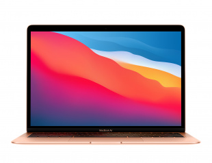 Apple MacBook Air 13" 512 ГБ "Золотой" (MGNE3) // Чип Apple M1 8-Core CPU, 8-Core GPU, 8 ГБ, 512 ГБ (Late 2020)