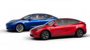 Tesla Model Y Performance All-Wheel Drive Red