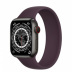 Apple Watch Series 7 // 41мм GPS + Cellular // Корпус из титана цвета «черный космос», монобраслет цвета «тёмная вишня»