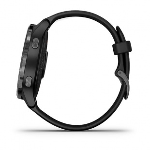 Умные часы Garmin Venu (43mm), серый корпус, черный силиконовый ремешок