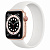 Купить Apple Watch Series 6 // 44мм GPS + Cellular // Корпус из алюминия золотого цвета, монобраслет белого цвета