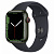 Купить Apple Watch Series 7 // 45мм GPS + Cellular // Корпус из алюминия зеленого цвета, спортивный ремешок цвета «тёмная ночь»