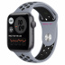 Apple Watch SE // 44мм GPS // Корпус из алюминия цвета «серый космос», спортивный ремешок Nike цвета «Дымчатый серый/чёрный» (2020)