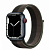 Купить Apple Watch Series 7 // 41мм GPS + Cellular // Корпус из алюминия цвета «тёмная ночь», спортивный браслет цвета «сумрачный торнадо/серый»