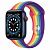 Купить Apple Watch Series 6 // 44мм GPS + Cellular // Корпус из алюминия синего цвета, спортивный ремешок радужного цвета