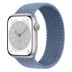 Apple Watch Series 8 // 45мм GPS // Корпус из алюминия серебристого цвета, плетёный монобраслет сланцево-синего цвета Apple Watch Series 8 // 45мм GPS // Корпус из алюминия серебристого цвета, плетёный монобраслет сланцево-синего цвета