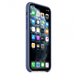 Силиконовый чехол для iPhone 11 Pro, цвет «синий лён», оригинальный Apple
