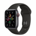 Apple Watch SE // 40мм GPS + Cellular // Корпус из алюминия цвета «серый космос», спортивный ремешок черного цвета (2020)