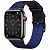 Купить Apple Watch Series 7 Hermès // 45мм GPS + Cellular // Корпус из нержавеющей стали цвета «черный космос», ремешок Hermès Simple Tour Jumping цвета Noir/Bleu Saphir