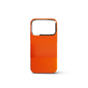 Чехол Golden Concept для iPhone 18 Pro, Vegan Leather (Orange)