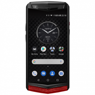 Vertu Aster P Gothic Titanium Pomegranate Red Lizard