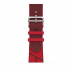 40мм Ремешок Hermès Single (Simple) Tour Jumping цвета Rouge de Cœur/Rouge H для Apple Watch