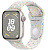 Купить Apple Watch Series 9 // 41мм GPS // Корпус из алюминия цвета "сияющая звезда", спортивный ремешок Nike цвета "чистая платина"