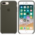 Силиконовый чехол для iPhone 7+ (Plus)/8+ (Plus), тёмно-оливковый цвет, оригинальный Apple