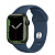 Купить Apple Watch Series 7 // 41мм GPS // Корпус из алюминия зеленого цвета, спортивный ремешок цвета «синий омут»