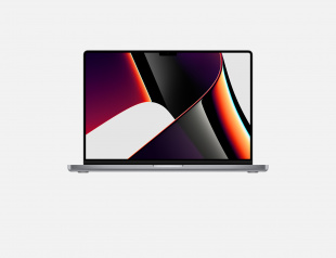 MacBook Pro 16" «Серый космос» (MK183) + Touch ID // Чип Apple M1 Pro 10-Core CPU, 16-Core GPU, 16 ГБ, 512 ГБ (Late 2021)