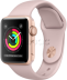 Apple Watch Series 3 // 42мм GPS // Корпус из золотистого алюминия, спортивный ремешок цвета «розовый песок» (MQL22)