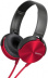 Накладные наушники Sony MDR-XB450AP, Красный