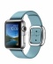 Apple Watch 38 мм, нержавеющая сталь, ремешок цвета «полярная лазурь» с современной пряжкой