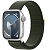 Купить Apple Watch Series 9 // 41мм GPS // Корпус из алюминия серебристого цвета, спортивный браслет цвета "зеленый кипарис"