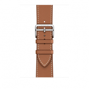 Apple Watch Series 8 Hermès // 45мм GPS + Cellular // Корпус из нержавеющей стали цвета «черный космос», ремешок Single Tour цвета Gold