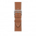 Apple Watch Series 8 Hermès // 45мм GPS + Cellular // Корпус из нержавеющей стали цвета «черный космос», ремешок Single Tour цвета Gold