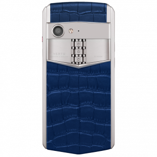 Vertu Aster P Baroque Titanium Navy Blue Alligator