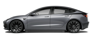Tesla Model 3 Performance, Midnight Silver Metallic