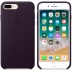 Кожаный чехол для iPhone 7+ (Plus)/8+ (Plus), баклажановый цвет, оригинальный Apple