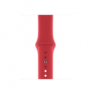 Apple Watch Series 5 // 40мм GPS // Корпус из алюминия золотого цвета, спортивный ремешок красного цвета