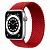 Купить Apple Watch Series 6 // 44мм GPS + Cellular // Корпус из алюминия серебристого цвета, плетёный монобраслет цвета PRODUCT(RED)