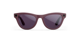 Умные очки Ray-Ban  Skyler (2-gen) (Глянцевая фиолетовая оправа, прозрачно-аметистовые фотохромные линзы)