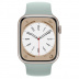 Apple Watch Series 8 // 45мм GPS // Корпус из алюминия цвета "сияющая звезда" монобраслет цвета "суккулент"