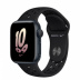 Apple Watch SE // 40мм GPS // Корпус из алюминия цвета «тёмная ночь», спортивный ремешок Nike черного цвета (2022-2023)