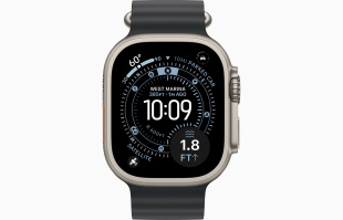 Apple Watch Ultra 3 (2025) // 49мм GPS+Cellular // Корпус из титана, ремешок Ocean Band черного цвета
