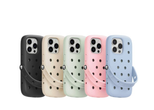 Чехол Crocs для iPhone 16 Pro (Розовый)